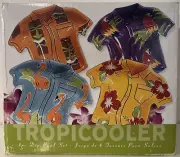 Tropicooler 4pc Dip Bowl Set Vintage 2005 By Clay Art in Box, opened for display