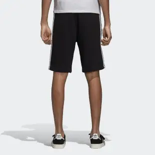 【adidas 愛迪達】3-stripe Short 男 短褲 運動 休閒 舒適 柔軟 棉質 愛迪達 黑(DH5798)