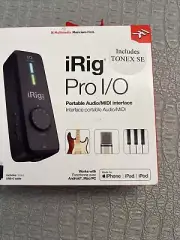 IK Multimedia iRig Pro I/O Ultra-Compact Audio & MIDI Interface w/ Headphone Out