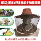Beekeeping Buckle Denim Hat Bee Insect Face Protection Veil Net Breathable Tool