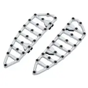 Arlen Ness 06-890 Chrome MX Billet Floorboard Kit Harley Touring Softail 99-Up