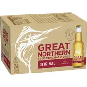 Great Northern Brewing Co Lager Bottles 330ml x 24 Case