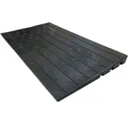 Rubber Threshold Ramp - 2.5" Rise - For Doors, Wheelchairs, Scooters