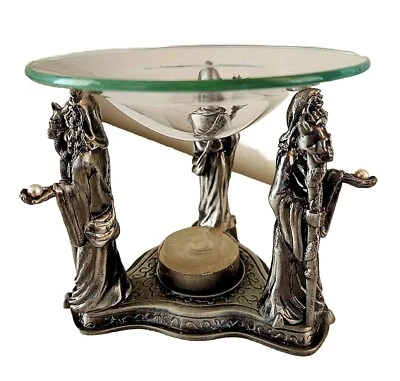 Merlin The Magician Oil Warmer Pewter New
