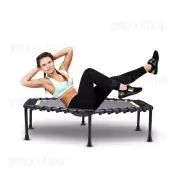 Mini Fitness Trampoline Gym Trainer Rebounder Jogger Home Cardio Exercise