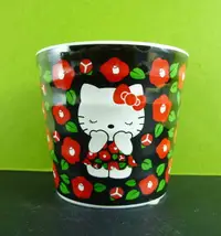 在飛比找樂天市場購物網優惠-【震撼精品百貨】Hello Kitty 凱蒂貓 陶瓷杯 黑花