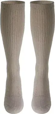 Truform Men's 15-20 mmHg Knee High Cushioned Athletic Support Compression Socks,