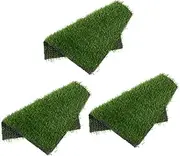 FONDOTIN 1set Chicken Nesting Mats Artificial Grass Rugs for Egg Laying Durable and Washable Chicken Coop Pads Safe and Practical Nesting Box Liners 3pcs