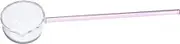 BESTYASH Punch Ladle Glass Spoon with Pour Spout Appetizers Scoop Kitchen Ladles Gravy Soup Spoon for Dessert Sugar Cocktail Stirring Cooking