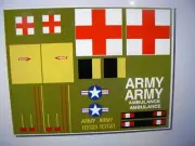 US Army Huey Medevac Helo Decals, Vietnam Era 18 Scale