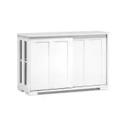Artiss Buffet Sideboard Storage Shelves Cabinet Table White