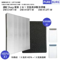 在飛比找momo購物網優惠-【PUREBURG】適用SHARP DW-E10FT H10