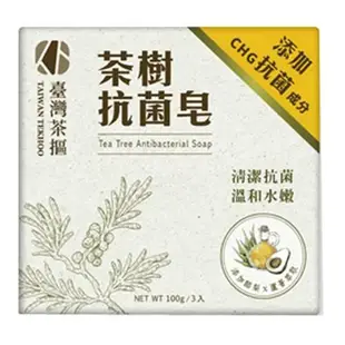 臺灣茶摳茶樹抗菌皂100Gx3入【愛買】