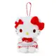 【震撼精品百貨】Hello Kitty 凱蒂貓~日本SANRIO三麗鷗HELLO KITTY造型絨毛玩偶吊飾-服務生*44826