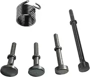 5 Pcs Air Hammer Bits Set, 0.401 Shank Smoothing Pneumatic Air Hammer Pneumatic Chisel Bits Tools Kit, Extended Length Hammer Tool With Spring.
