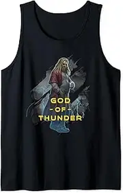 [Marvel] Avengers: Endgame Thor God Of Thunder Blue Hue Tank Top