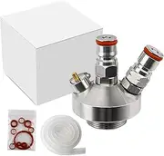 Home Brewing Mini Keg Tap Dispenser Beer Growler Spear with Ball Lock Kits for Homebrew Beer Accessories Home Brew Equipment(Mini keg Spear)