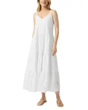 Splendid White Wynona Eyelet Dress