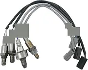Front and Rear.Compatible for Landa O2 Oxygen Sensor.Compatible for Maxima 3.5L 2008-2009# 234-9039 234-9038 234-4380 234-4381