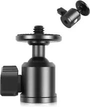 PULUZ Inner Screw Metal Tripod Ball Head Adapter w/ Knob Lock for Camera Phone