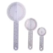 3-Piece Goniometer 6/8/12 Inch Occupational Therapy Protractor Tool7838