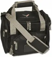 C8 Corvette Cooler Bag Ice Chest - Black with Gray