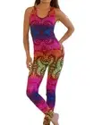 Rainbow Fractal Cat Suit Women’s Small/Medium Rave/Festival UV/Blacklight
