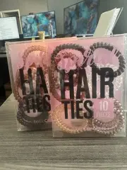 Basic Concepts Spiral Hair Ties (2 Boxes Of 10 pieces)