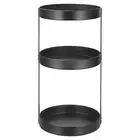 3 Tier Lazy Susan Organizer Rotating Spice Rack Turntable for Cabinet Bathroom