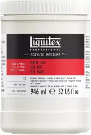 Professional Matte Gel Medium, 946Ml (32-Oz)