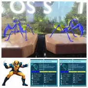 ARK ASCENDED PVE OFFICIAL PAIR BABY MANTIS WOLVERINE 1k MELEE TOP STATUS