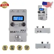 BeatBuddy MINI 2: Hands-Free Drum Machine Pedal for Guitarists - Frost Finish