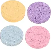 LIFKOME 4pcs Gentle Brush Cleaning Sponge for Paint Removal Reusable and Durable Painting Brushes for Craft Projects
