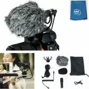 Yongnuo YN220 Microphone Camcorder video Mic 3.5mm Windshield Canon Nikon Phone