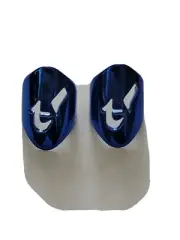 T Blade Hockey Runner End Clips New one Set METALIC Blue as shown.