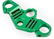 Lorababer Motorcycle Aluminum Front Fork Top Triple Clamp Grip Panel Handlebar Holder Bracket Compatible with K.awasaki Ninja400 Ninja 400 Z400 Z 400 Z400 2018 2019 2020 2021 2022 2023 (Green)