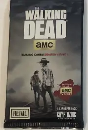 The Walking Dead Season 4 Part 1 Pack of Unopened Trading Cards