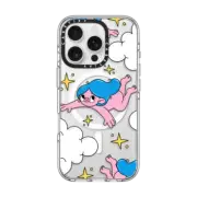 iPhone 16 Pro Clear Case MagSafe Compatible In the Clouds by Bobbi Rae