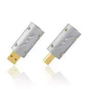 Viborg Gold Plated Super Speed USB 2.0 Male HiFi Type A Type B Cable Connector