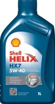 Engine oil Helix 5w-40 hx7 synthetic 1l SHELL
