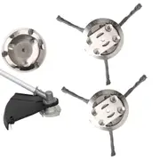 2PCS Steel Wire Grass Trimmer Head String Trimmer Replacement Head Weed Remover Tool-Style 1
