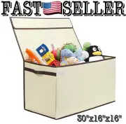 G.U.S. Large Storage Box Collapsible For toys with Lid 30"x16"x16" - New!