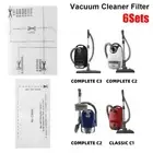 6Sets Pack Vacuum Cleaner Filters For Miele Complete S8340 S8360 C1 C2 C3