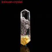 4Ct 100% Natural Rutile Flowers & Phantom Quartz Crystal Pendant Polished --332