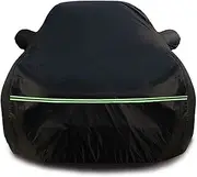 Car Cover Compatible with BMW X5 X5M X6 X6M X7 Waterproof Dustproof Windproof Sun Protection Effectively Respond Rain Snow Hail Weather (Color : Black, Size : X5 M)