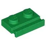 樂高 LEGO 綠色 1X2 薄板 溝槽 軌道 門軌 薄片 32028 4107760 GREEN PLATE RAIL