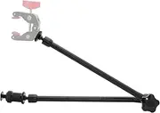 Labymos 20 Inch Adjustable Articulating Friction Arm Aluminum Alloy 2KG Payload with Cold Shoe Universal 1/4 Screw for Flash Light Field Phone Mount Tr Mounting