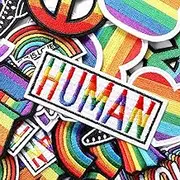 22 Pcs Rainbow Pride Embroidered Iron on Patch Heart Flag Smile Patch Assorted Sewing Applique Patches for DIY Craft Clothing Backpacks Badge Accessories, 11 Styles, Rainbow Color
