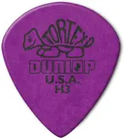 Dunlop Tortex Jazz III Guitar Picks Heavy Purple H3 - 472RH3 (36-pack) OPEN BAG