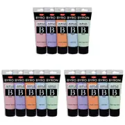 3x 5pc Jasart Byron 75ml Acrylic Paint Set Medium-Bodied Art Painting Pastel